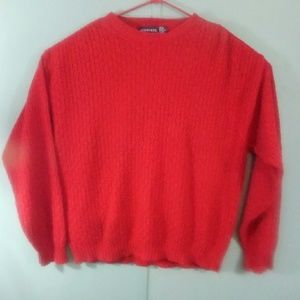 Vintage USA Andhurst L Hand Framed Red Sweater